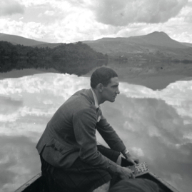 Maxwell on a lake in the Trossachs.jpg